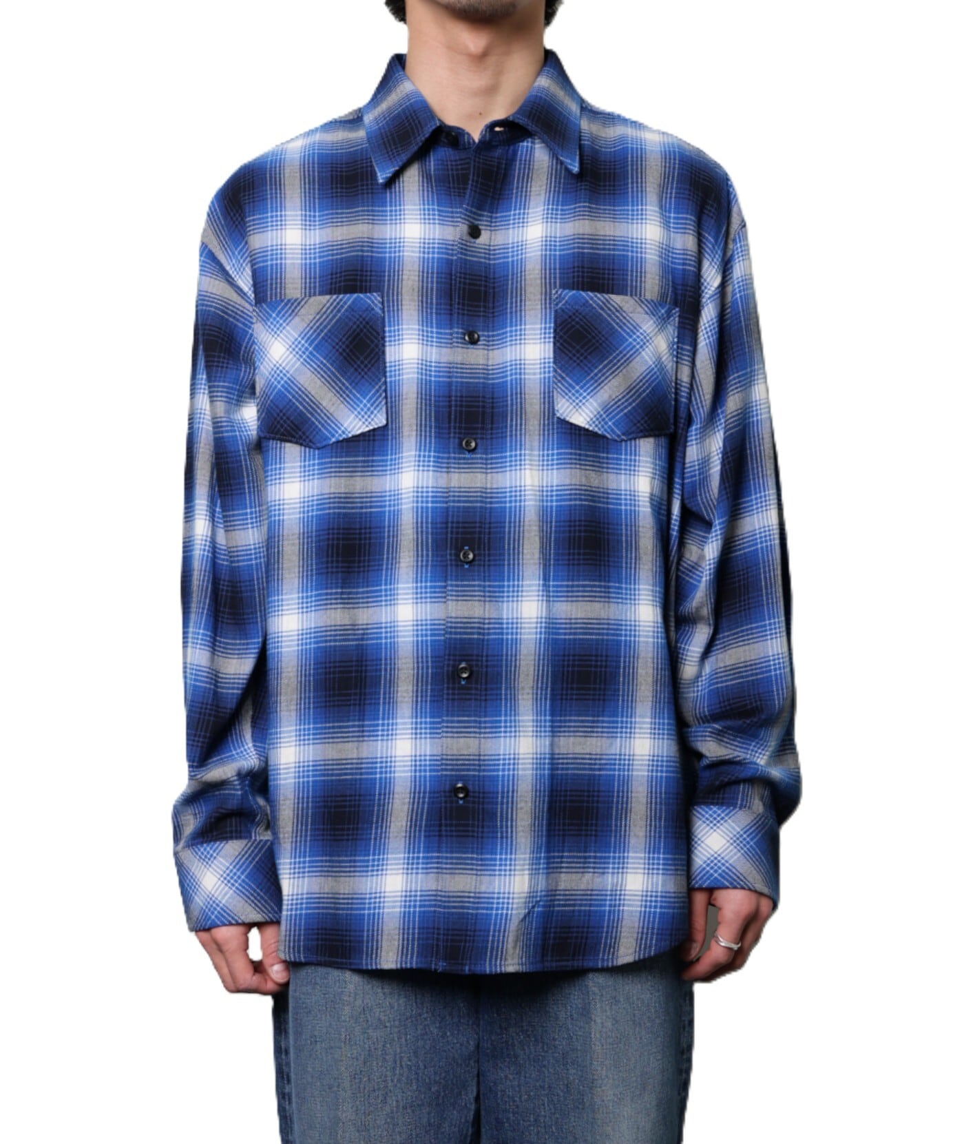 Rafu / Rafu001-23-01 STANDARD SHIRT (BLUE) | AfterSchool (アフター