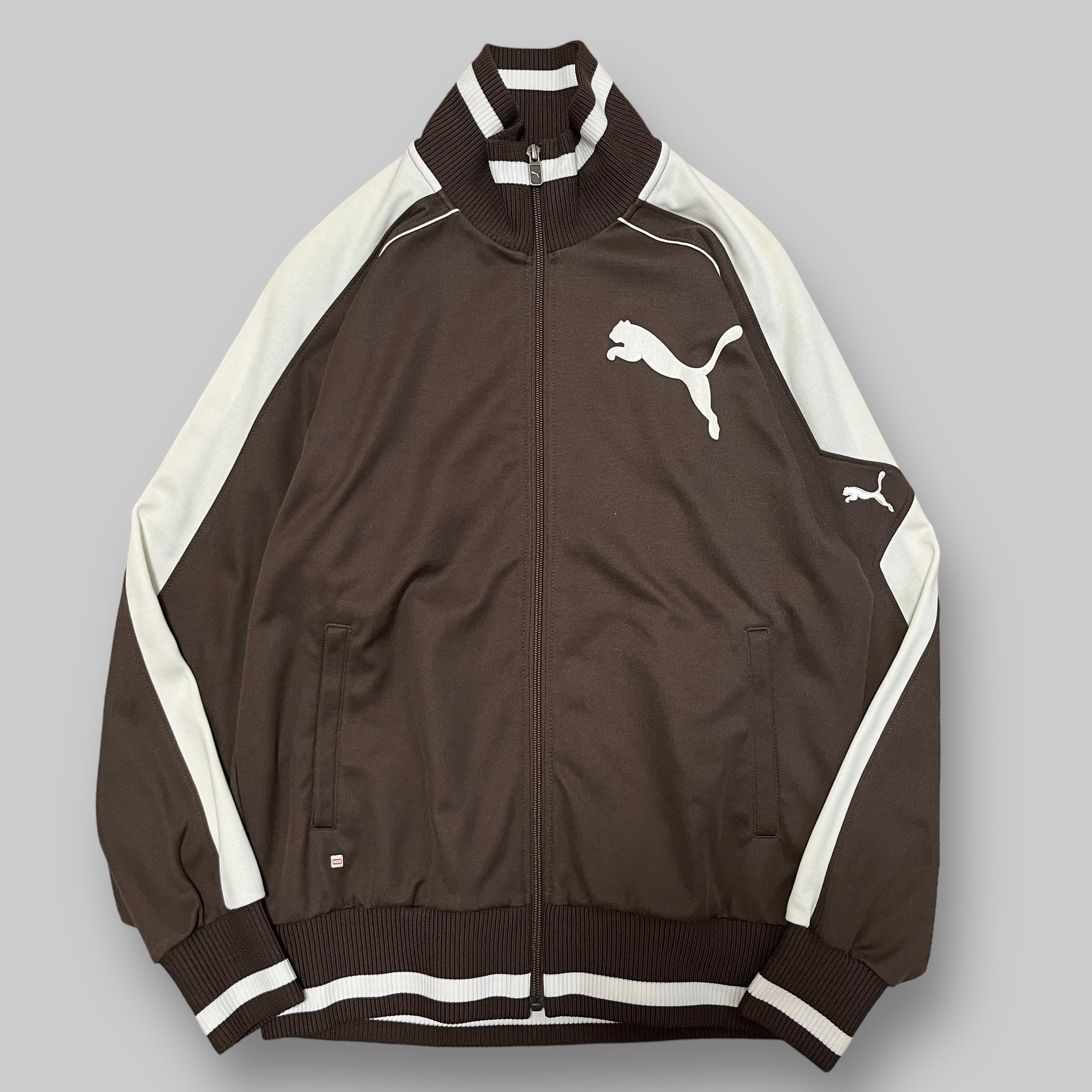puma トラックジャケット ブラウン×ベージュ | KOUHUKU 