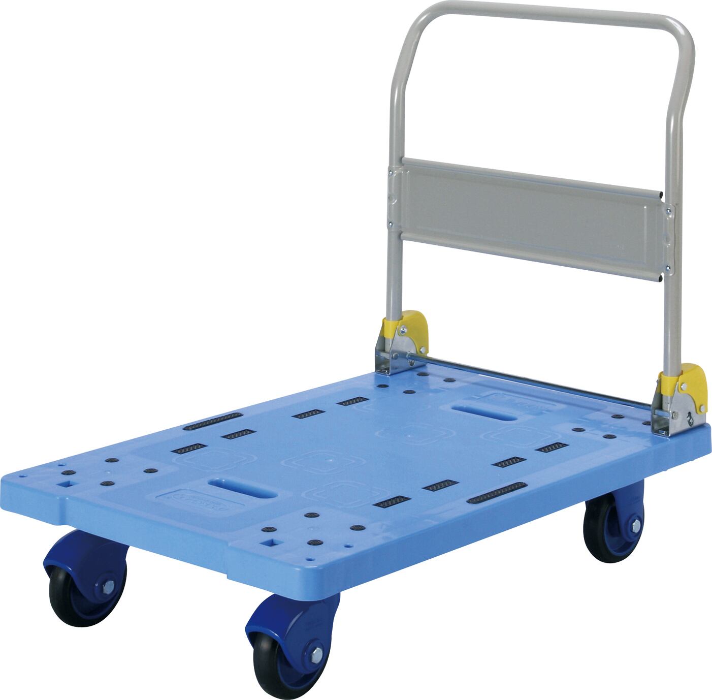 ハンドトラック(大型台車)【PF-301C-P】1台、Φ130静音キャスターを装備。中・高層ビルの屋内作業等に最適。お手持ちの布板等を利用すれば、用途は無限に広がります。DAISHA、※個人宅配送不可品（配送先に法人名記載必須）アルインコ（ALINCO)