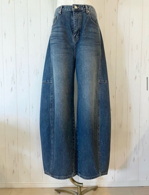 ルスポレ　マイクロストライプカーブデニム　25316096