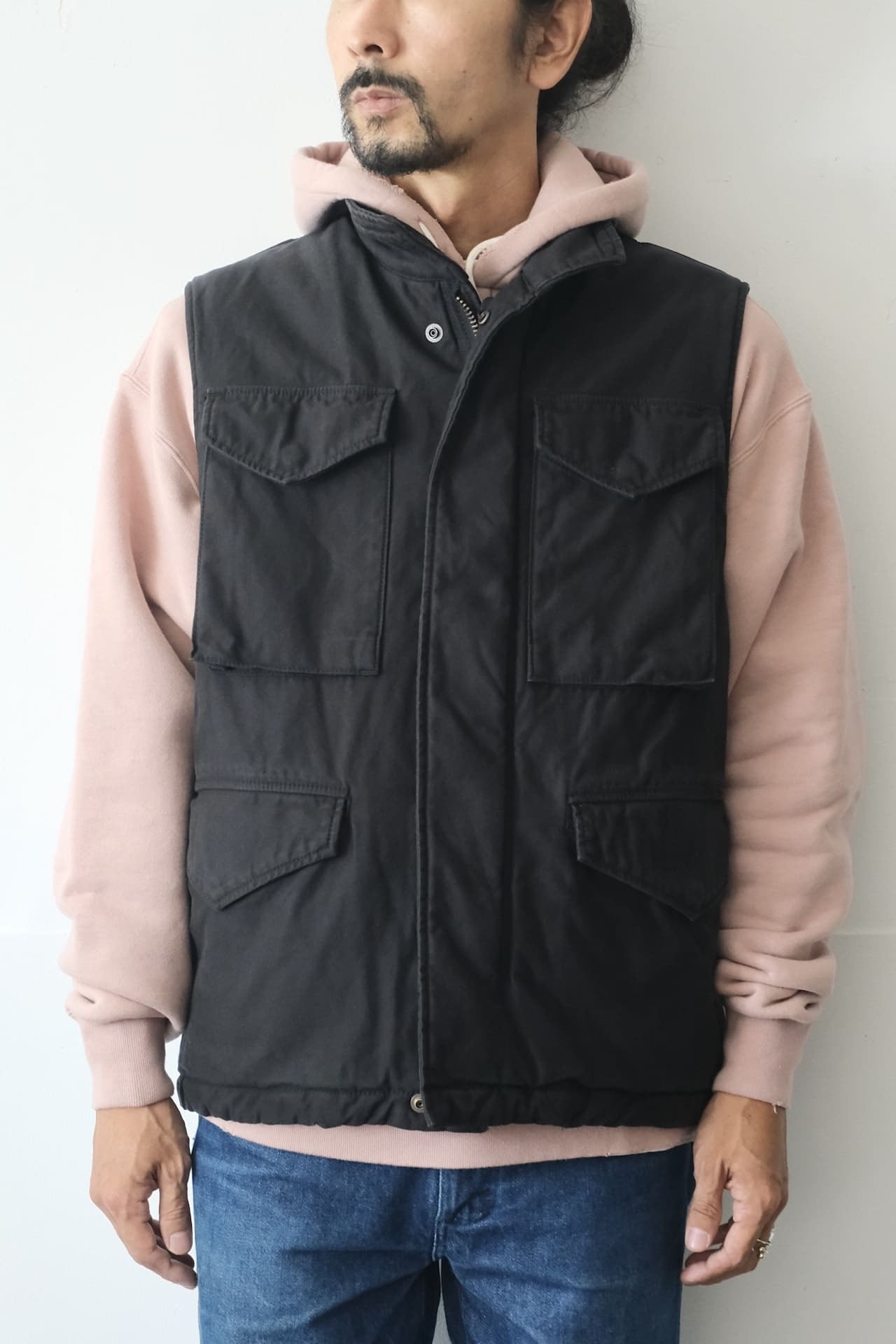 FUJITO Field Vest Olive Green,Black | Directors Web Shop