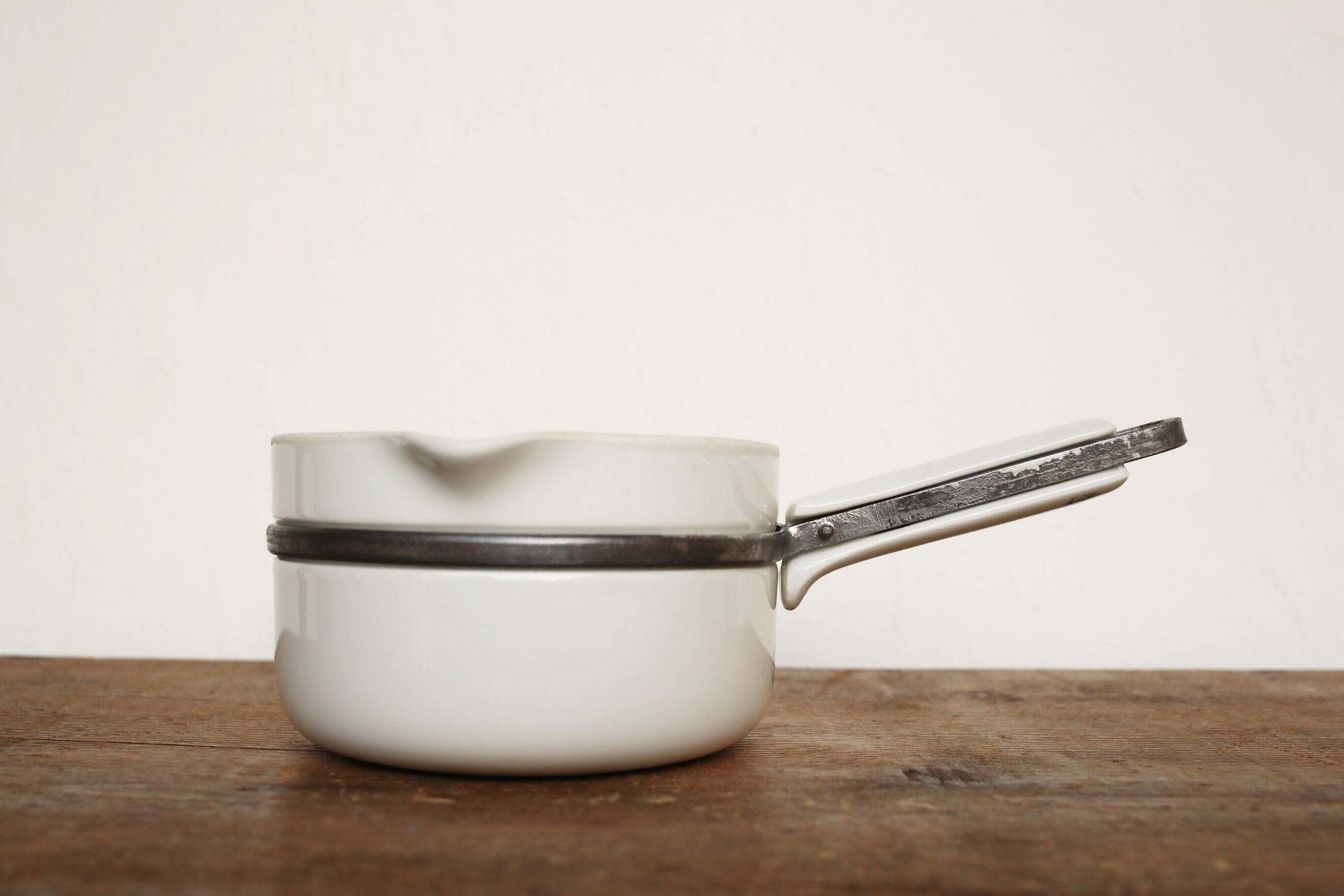 フランス アンティーク リモージュ 『ALUMINITE』 片手鍋 サイズ0 N-1682-0