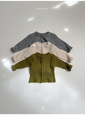 〖取寄〗韓国子供服 / 26winter / atomeme / ヘイブニットカーディガン / キッズ *S~XL*