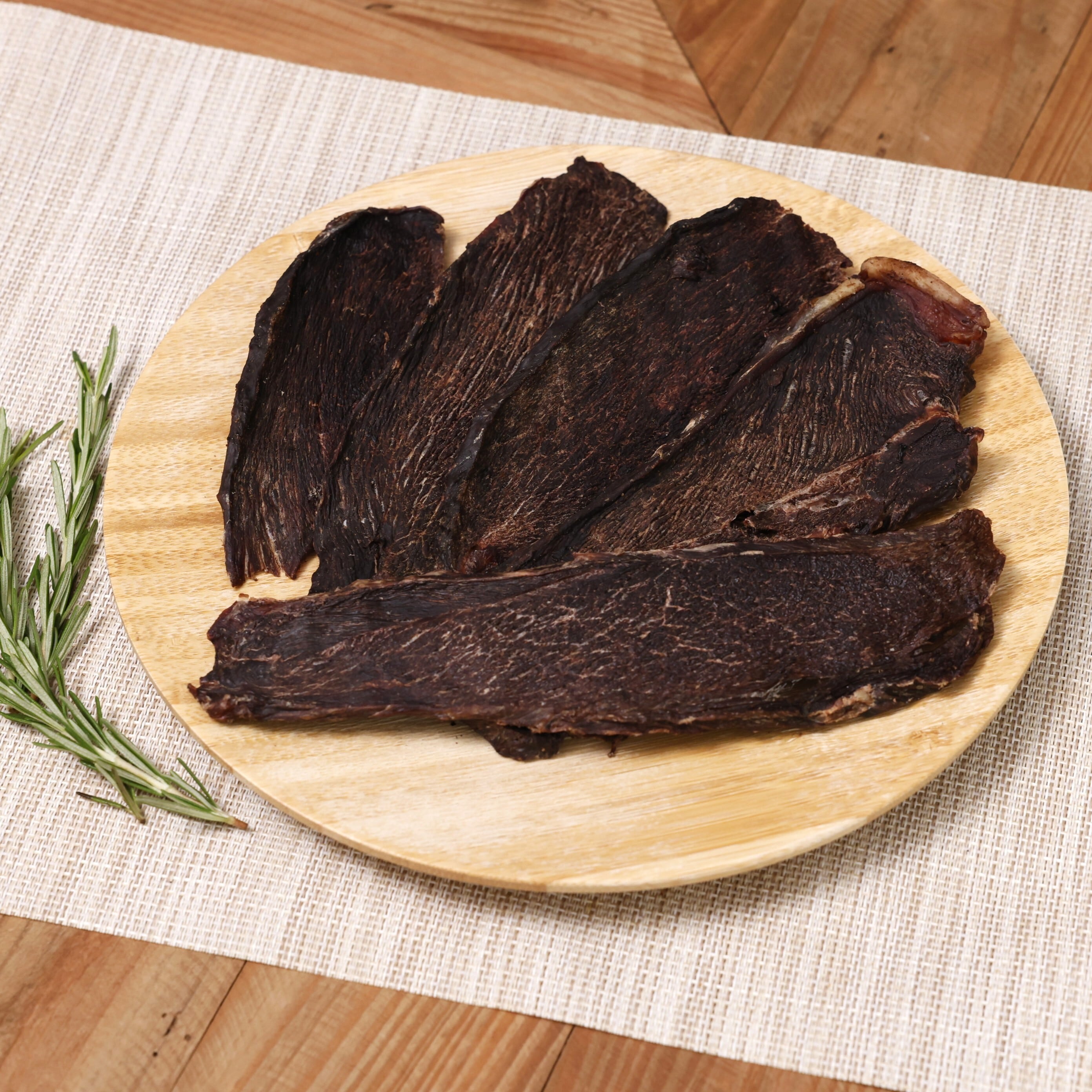 ★送料無料★【犬用】エゾ鹿肉の極上ステーキジャーキー~大判タイプ~200g