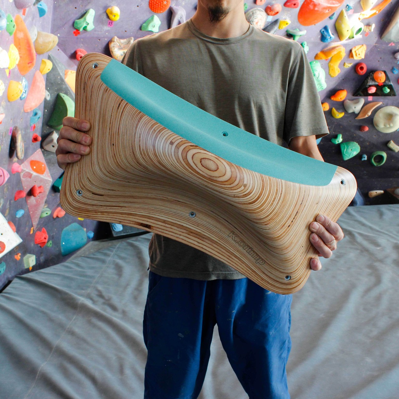 【木製クライミングホールド】DUAL SLOPER-2 05 [R]