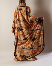 1970's  St Michael / Psychedelic Caftan Dress
