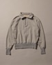 WV / Zipper Front Sustainable Sweat Shirt - Gray