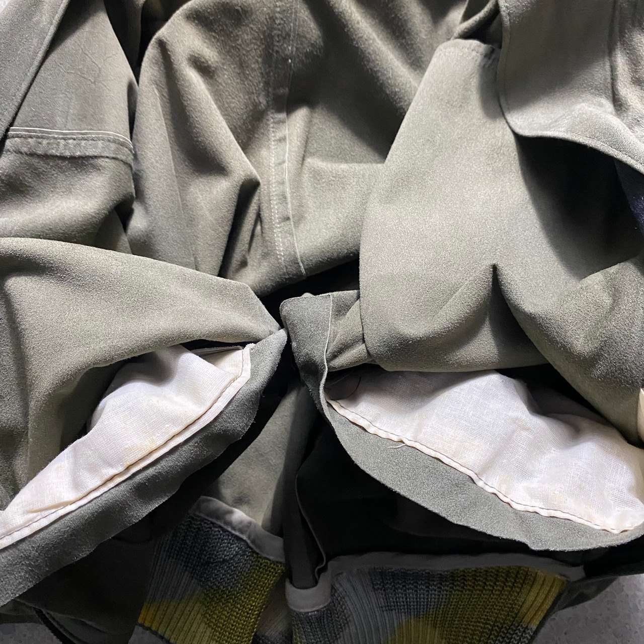 MISSONI leather switching knit jacket