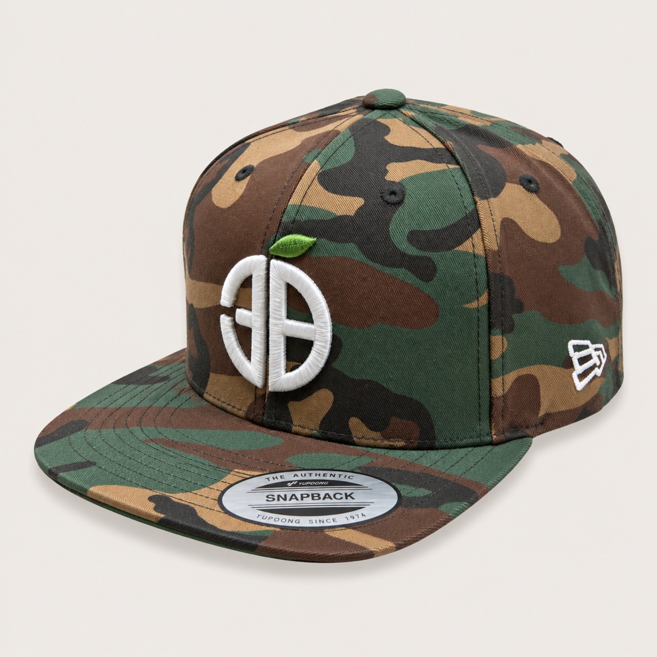 SANPACHI REGION SNAPBACK CAP WOODLAND CAMO