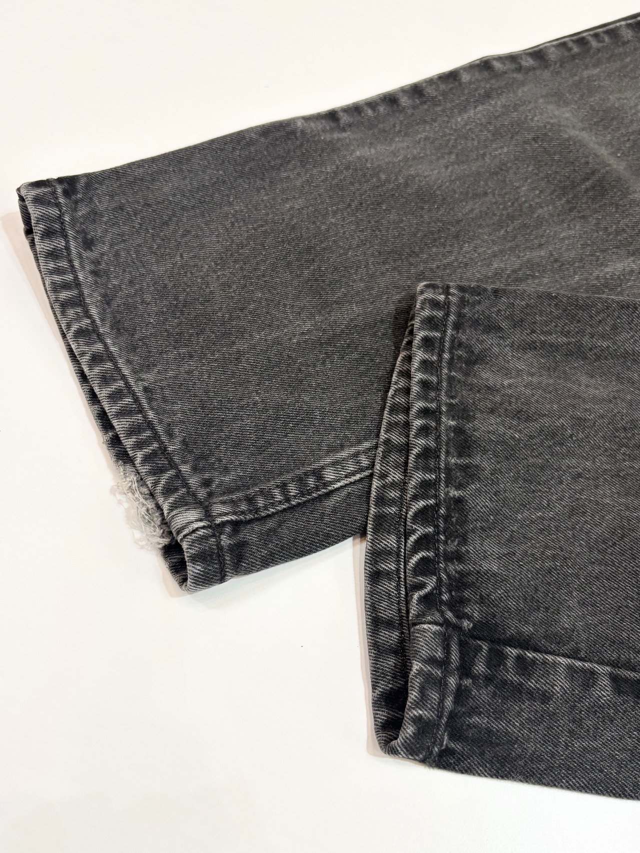 90s Levi’s 505 BLACK DENIM PANTS MADE IN USA Size W38L30→W37.5L30