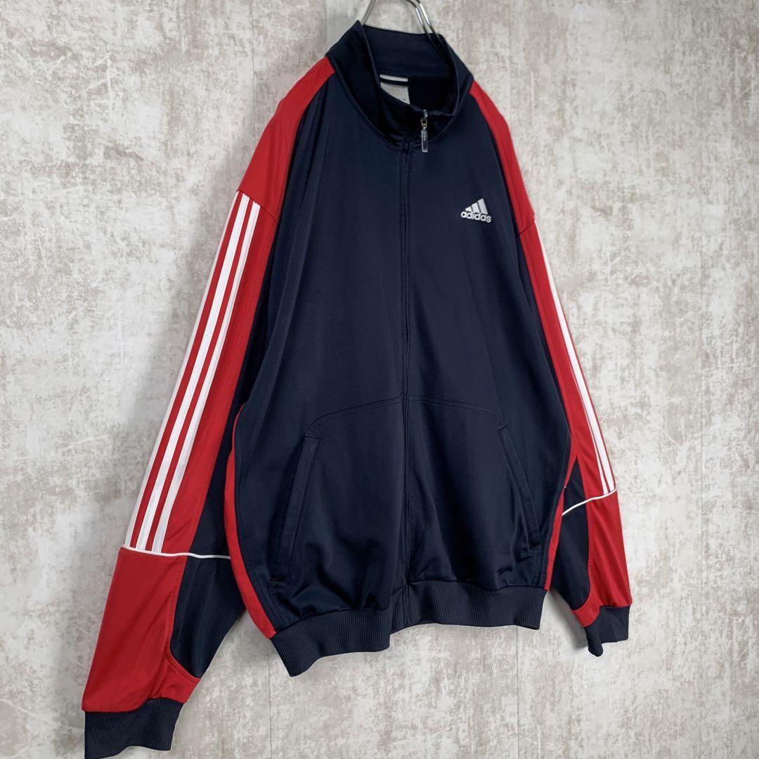 adidas トラックジャケット XLサイズ レトロカラー