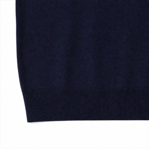 ★定価131,560円・新品未使用★ジョンスメドレー TOBY トビー 至高のシルク×カシミヤ 長袖ニットポロシャツ ロイヤルネイビー Sサイズ