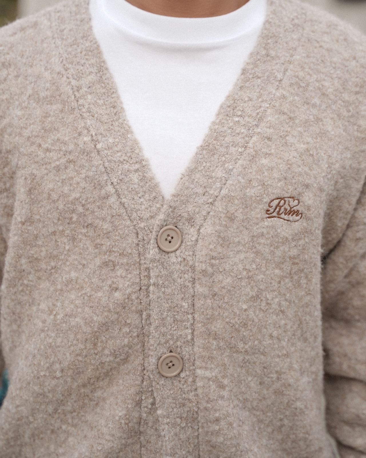 【#Re:room】CACTUS HEART JACQUARD CARDIGAN［REK158］