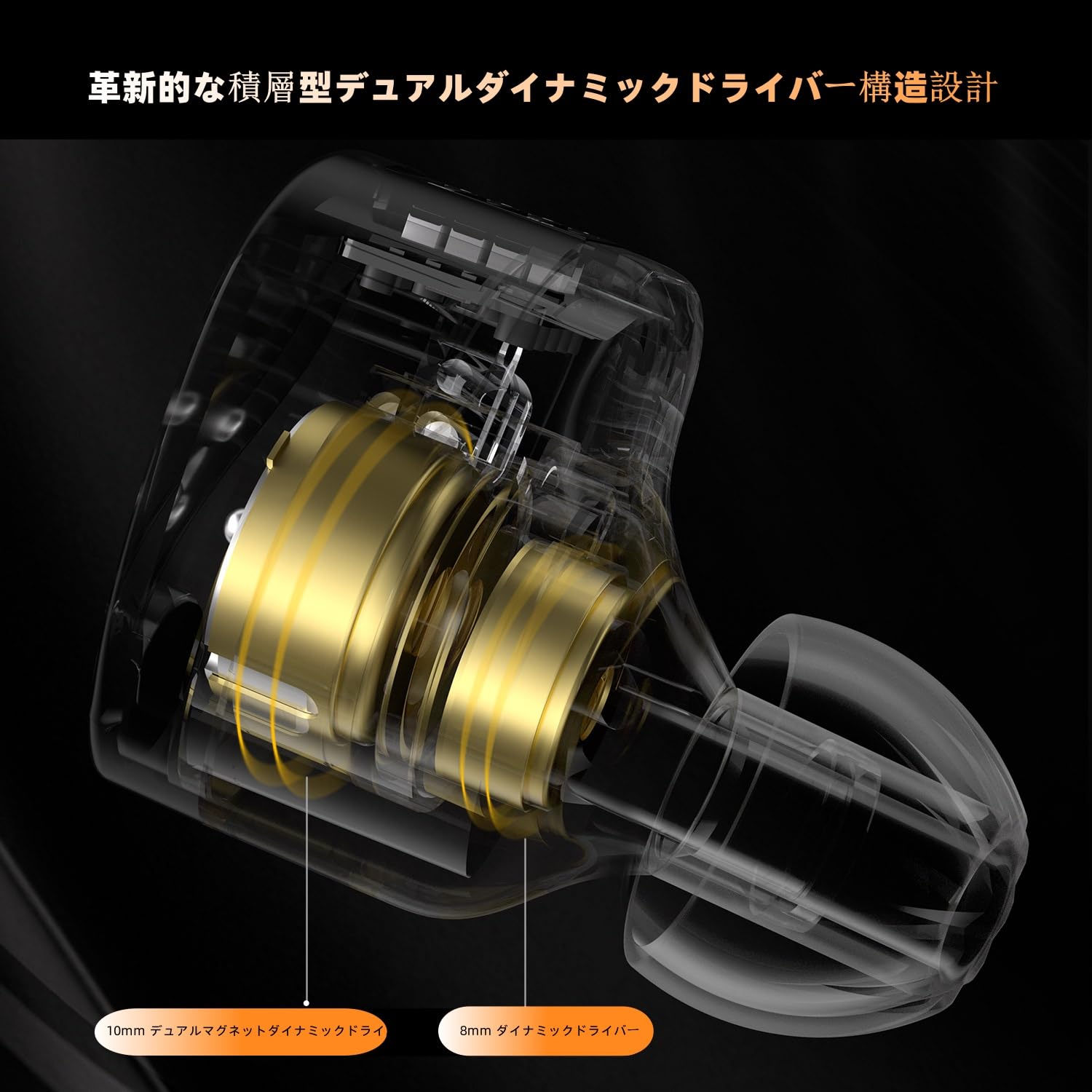 KZ Castor カナル型 イヤホン KZ インイヤーモニター イヤホン