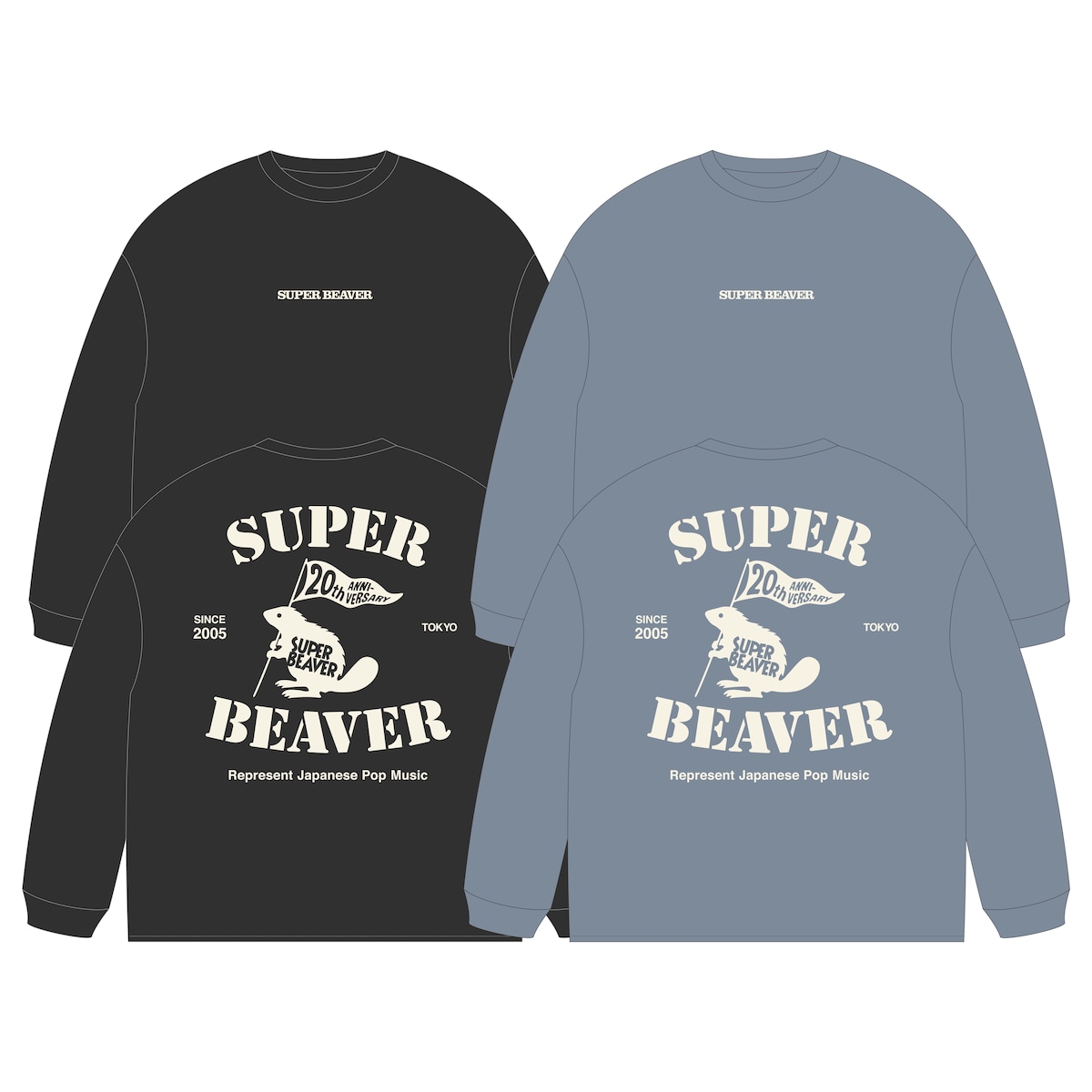 20th ANNIV ロゴロンT | SUPER BEAVER OFFICIAL WEBSTORE
