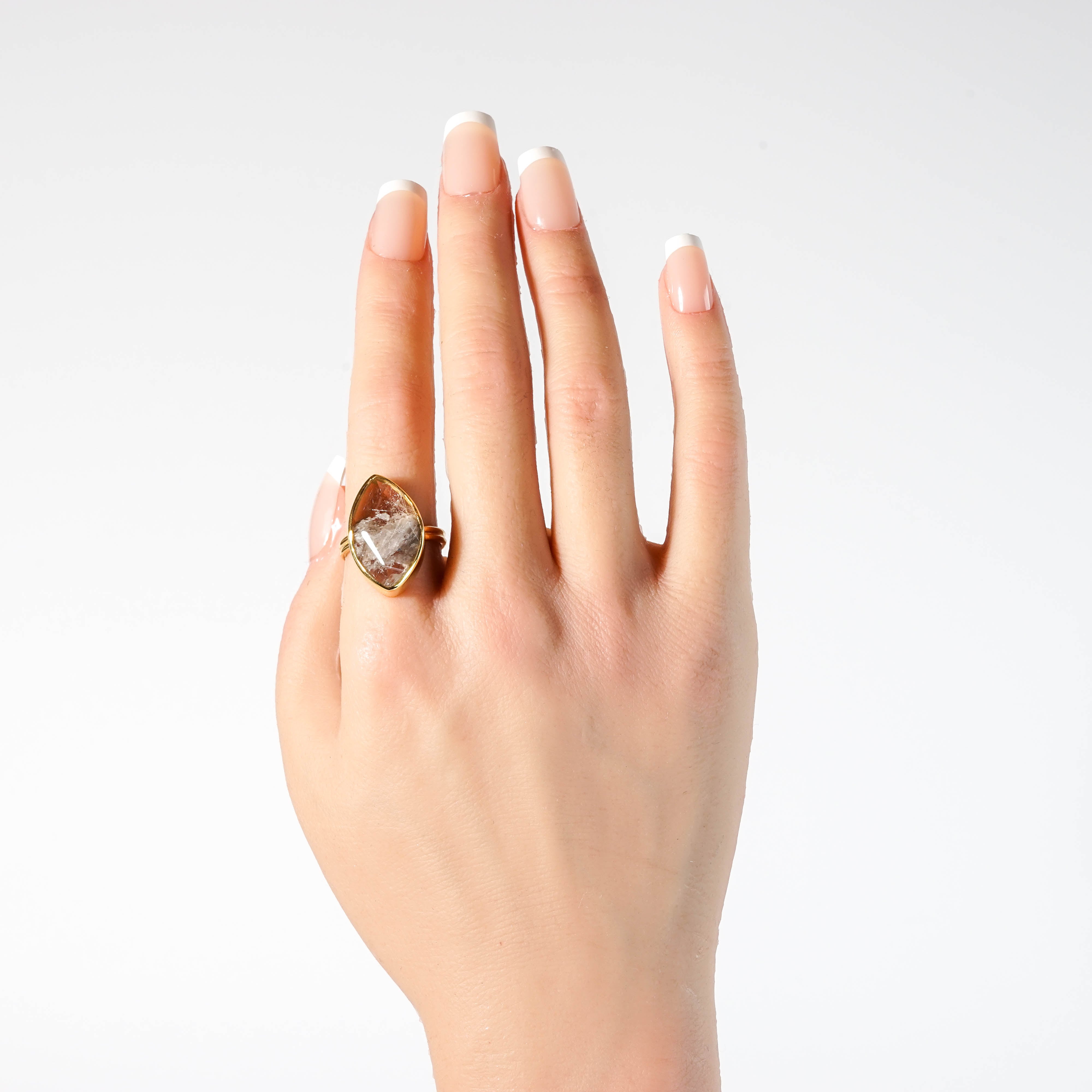 free size】ガーデンルチルクォーツ リング（No.56) | YUEN jewelry