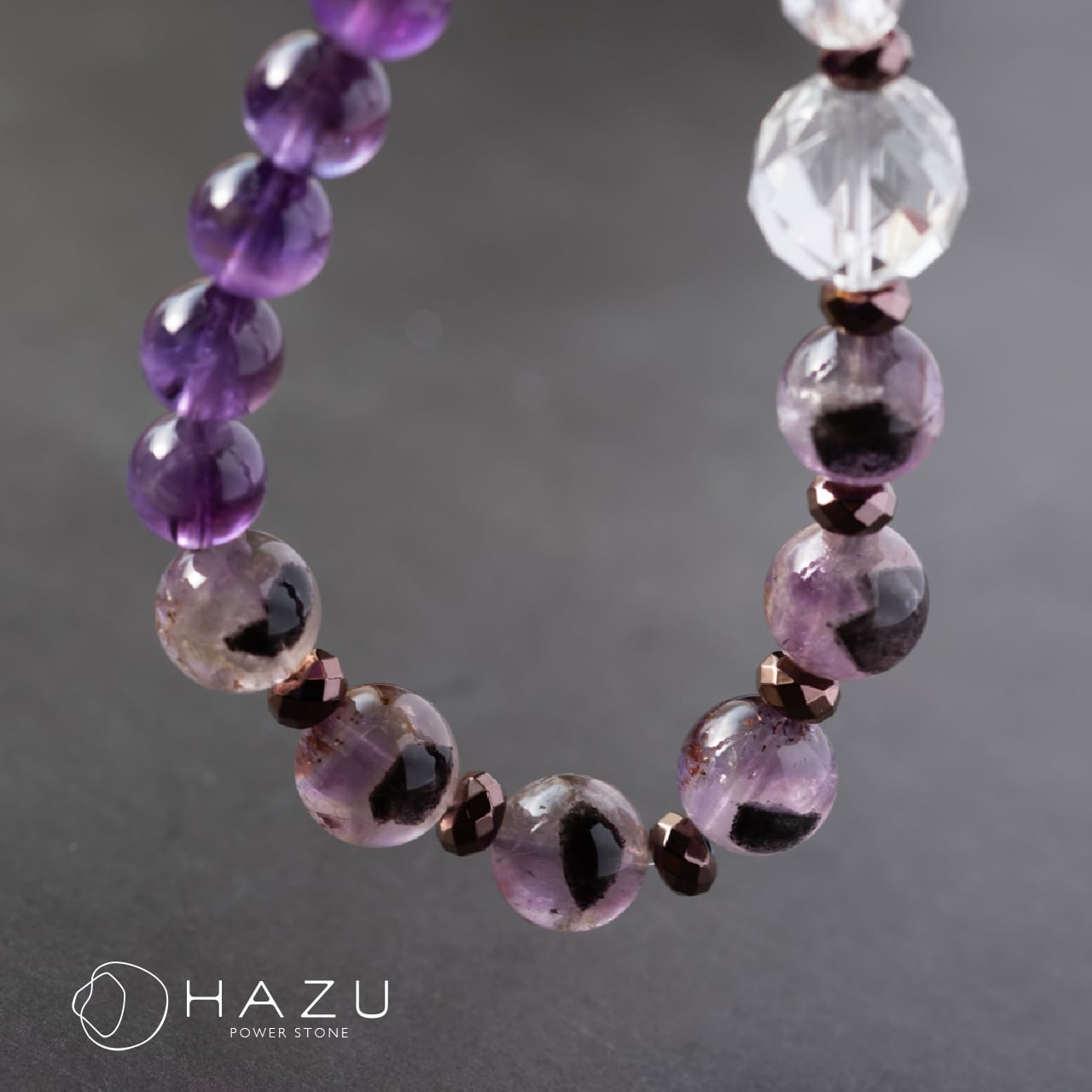 天眼模様／新たな可能性を開く23種の奇跡［オーラライト23／アメジスト