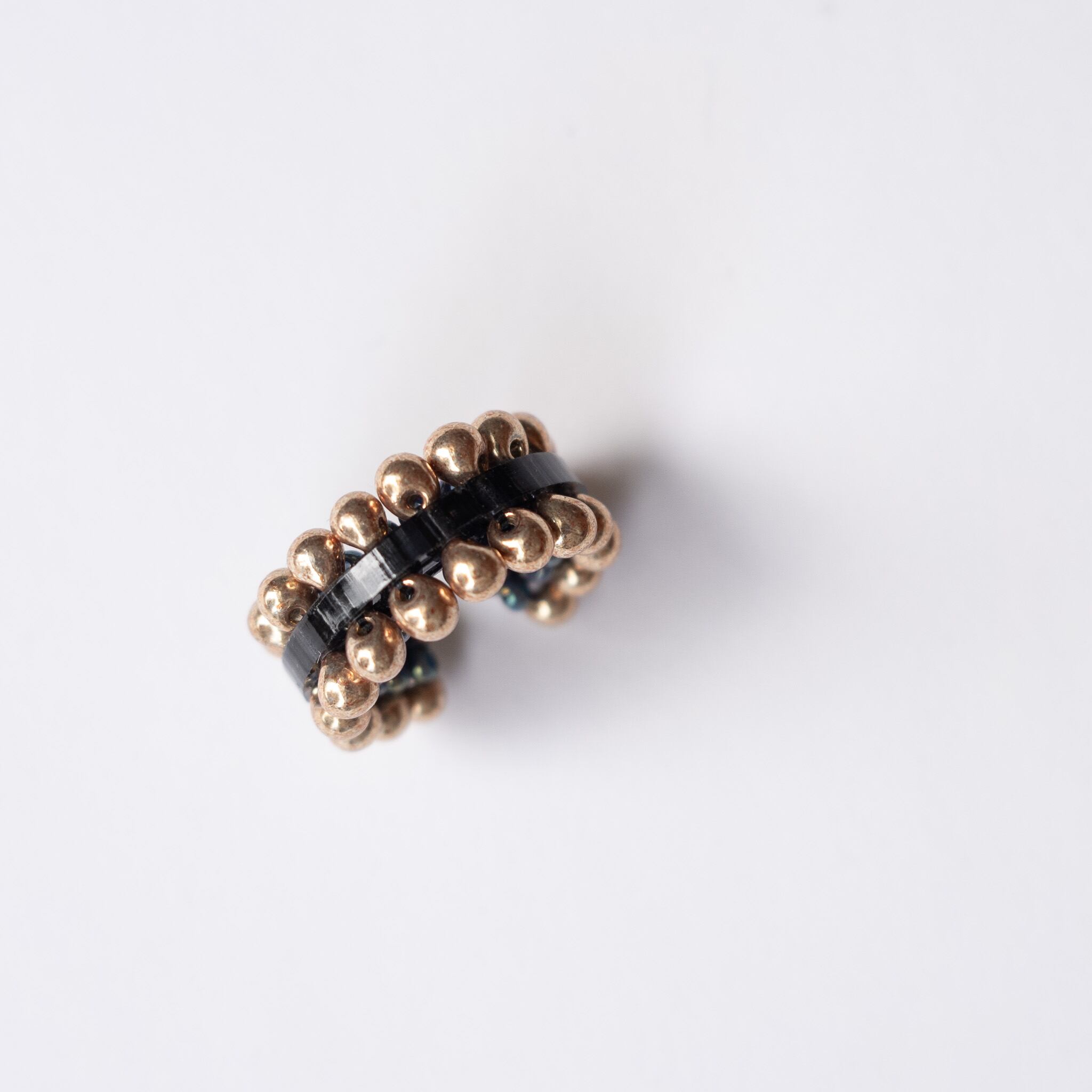 puzzle ring ear cuff [04]