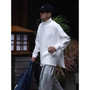 High neck oversized tops 1193