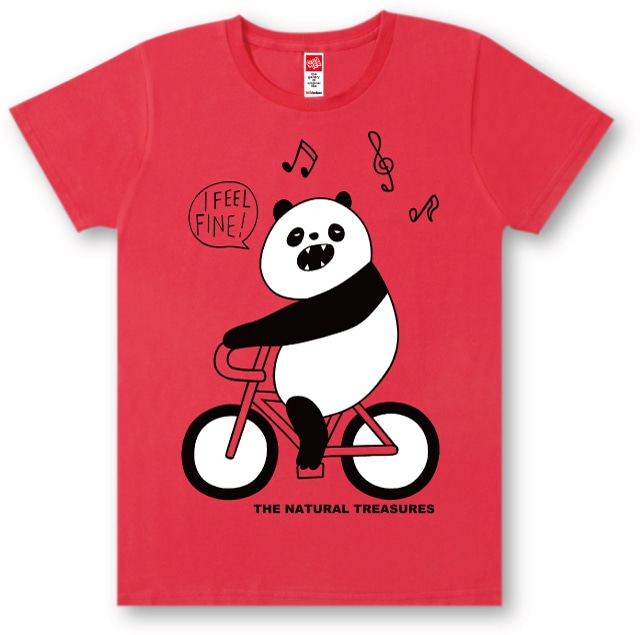 #432 Tシャツ I FEEL FINE/RED