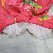 フラダンス 衣装 FANCY DRESS ファンシードレス ワンピース ドレス ピンク系 アシンメトリー チョーカー ラインストーン プロテア柄 花柄 かわいい 華やか 鮮やか 明るい 緑 黄 白 ハワイアン アロハ ハワイアンプリント ダンス レッスン 練習 ワンピースドレス ハワイアンワンピース フラドレス 練習用 フラダンスレッスン レッスン衣装 練習着 ダンス衣装 キッズ 大人 フェミニン きれいめ カラフル 綺麗 プリント柄 花柄プリント チョーカー付き イベント 発表会 舞台 衣装セットアップ