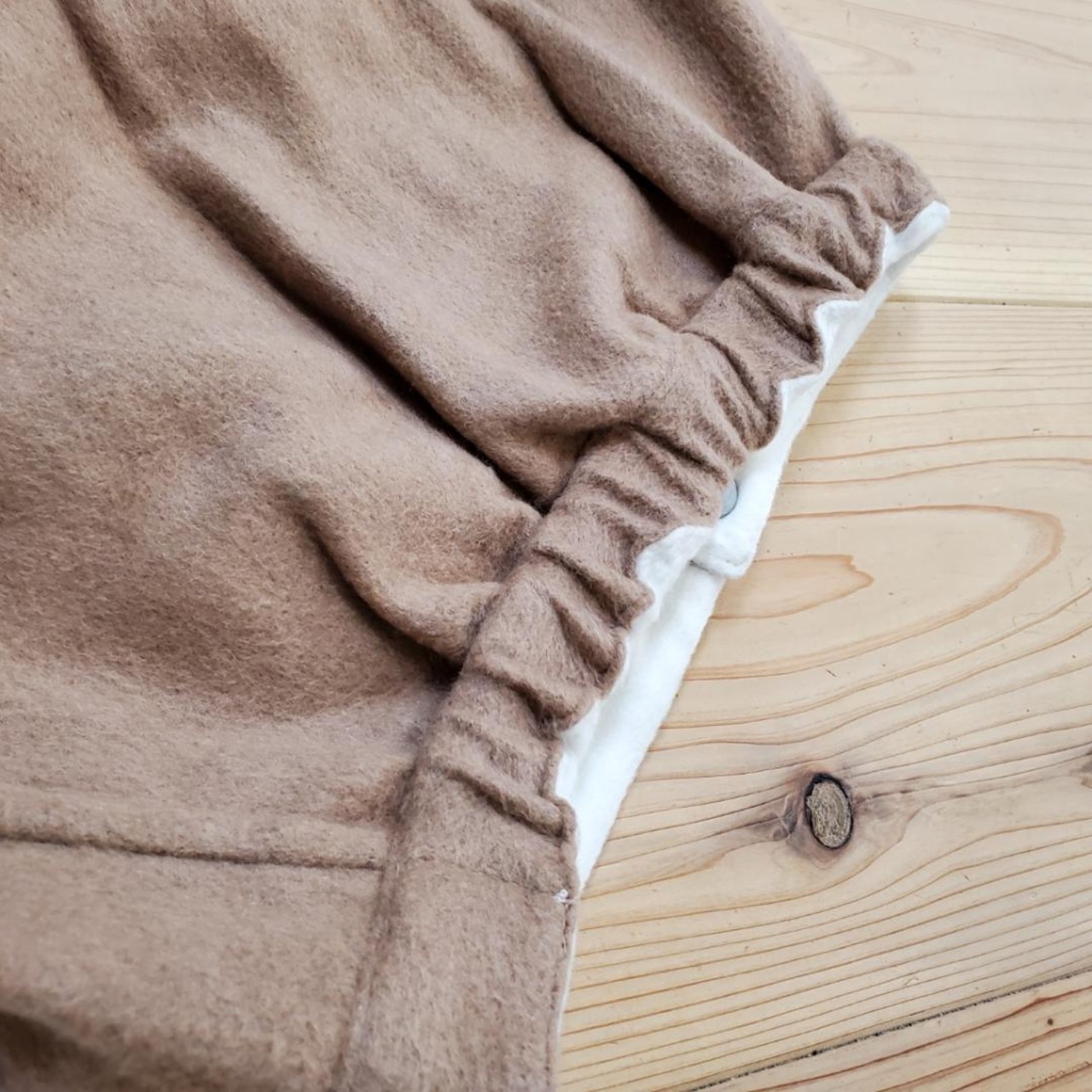 【USED】裏起毛　あったかスカート　フリース素材　FREEサイズ　