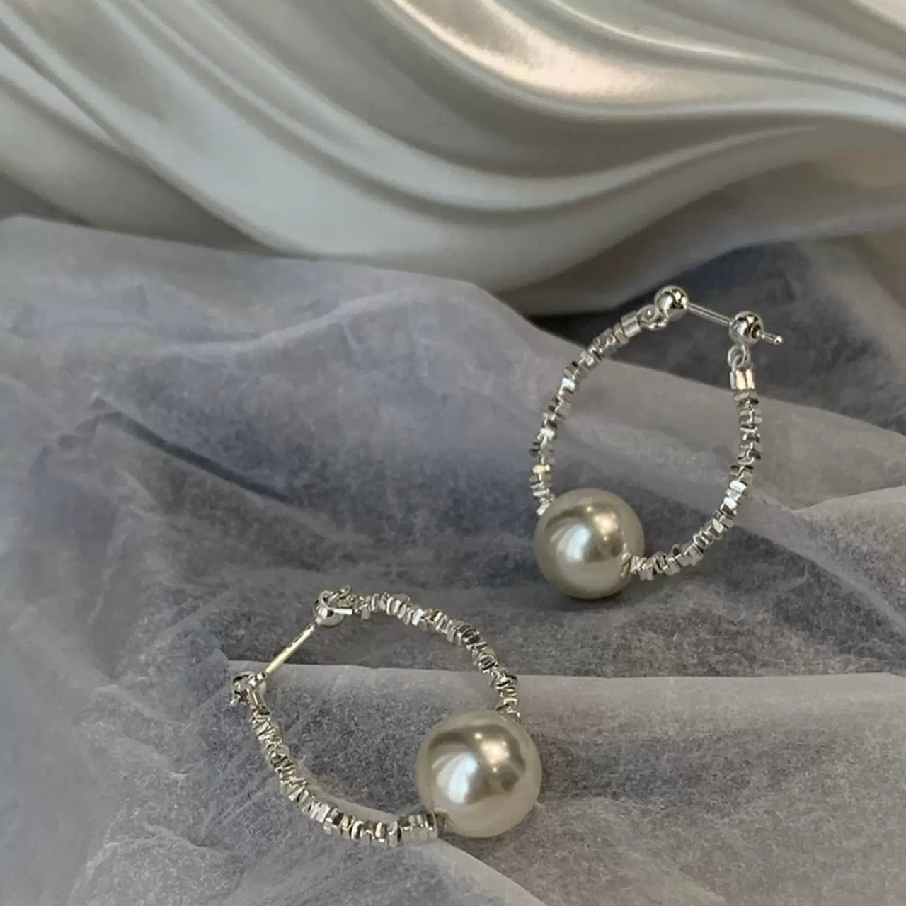 パールフープピアス 233146