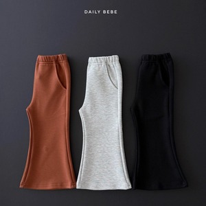 【2点送料無料】«予約»«ジュニアサイズあり»«daily bebe» もちフレアパンツ 3colors