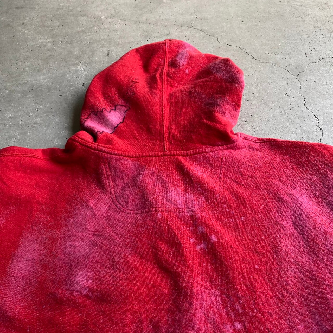 Champion チャンピオン ハンドペイント ブリーチ アート プルオーバー