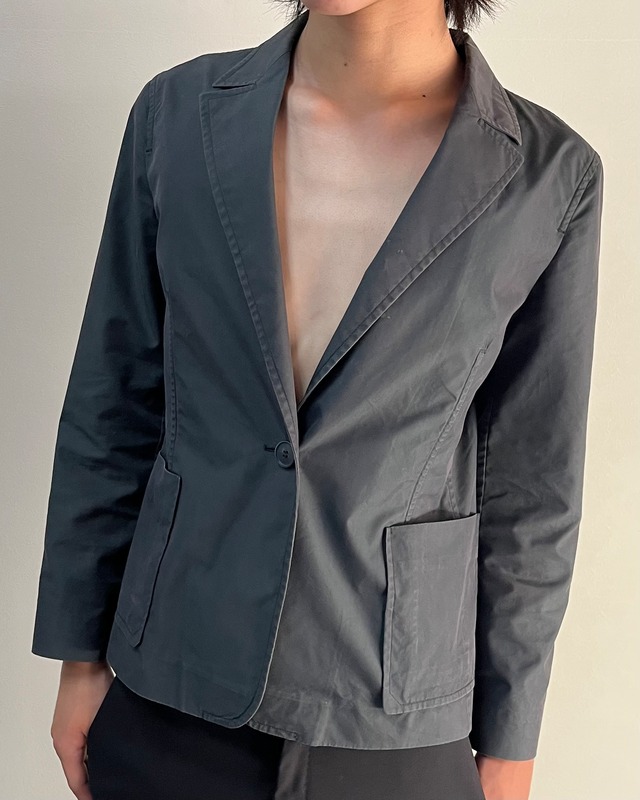 【JIL SANDER】faded 1B tailored jacket