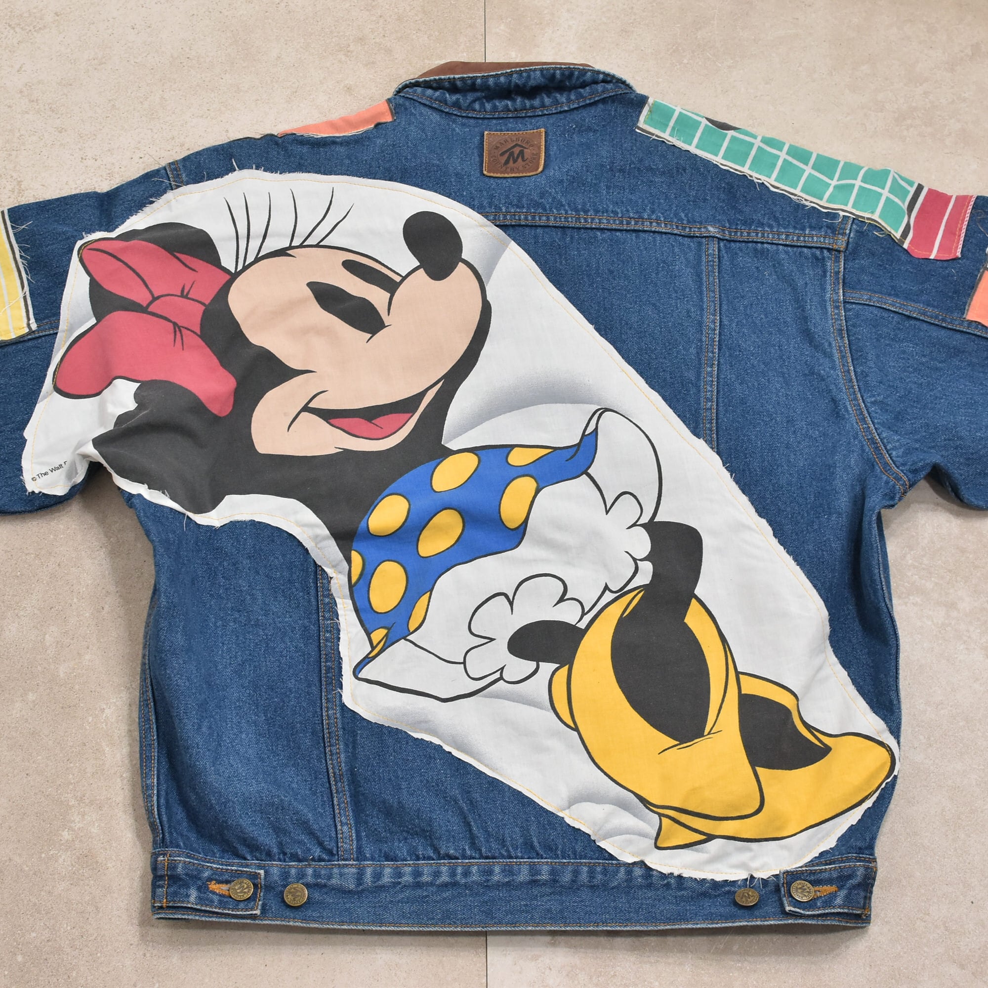 Marlboro Classics 白デニムジャケット バンダナ裏地 Marlboro Classics 白デニムジャケット バンダナ裏地