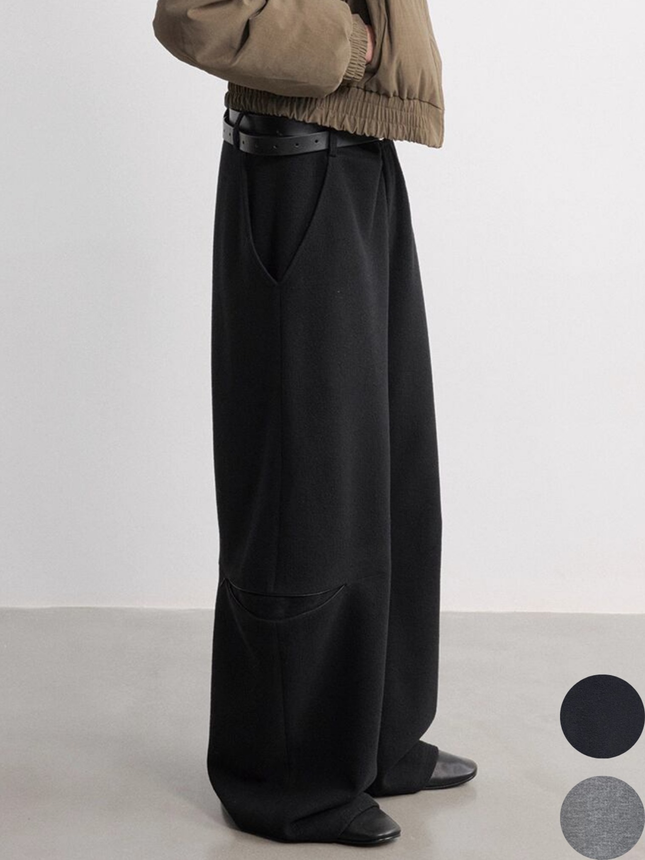 JCAESAR STUDIO Side-Zip Wide Trousers
