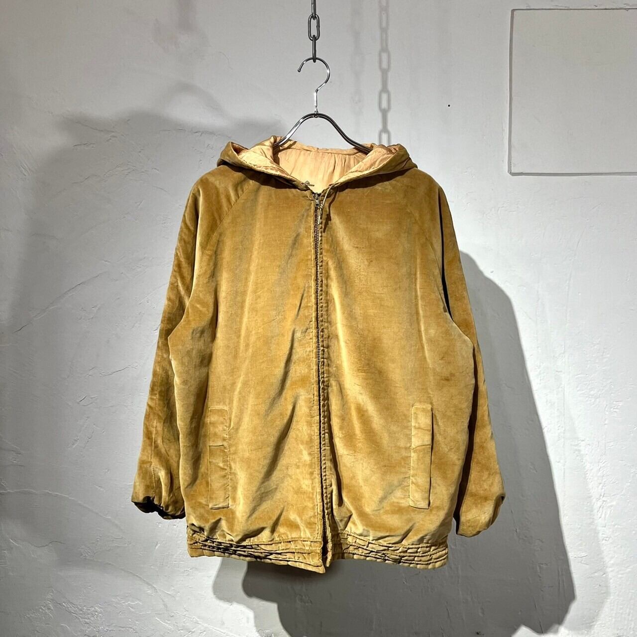 ~70s Unknown Velveteen Zip-up Hoodie