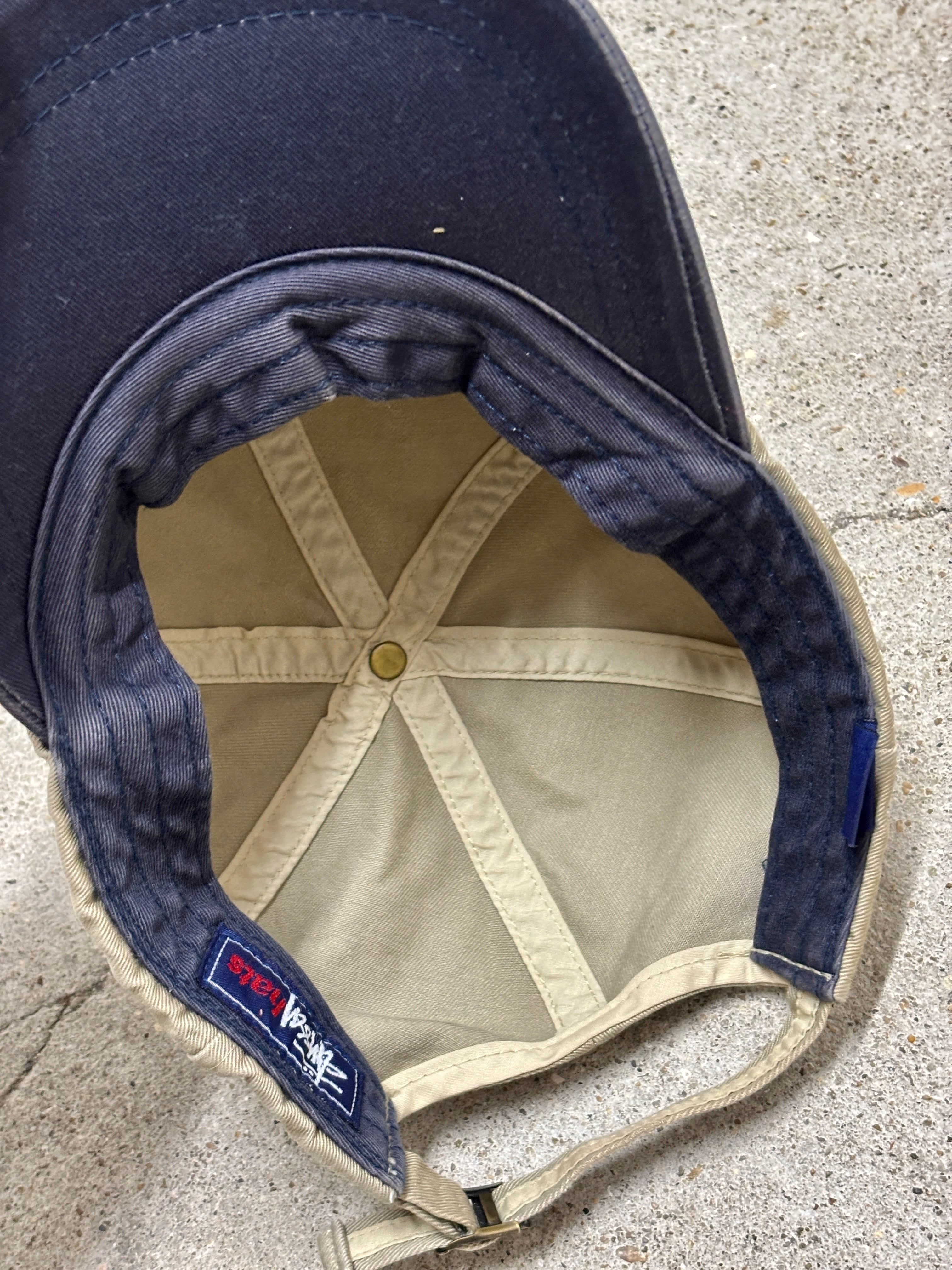 90～00s OLD STUSSY/Stock Logo Cap/紺タグ/Free/ストックロゴキャップ
