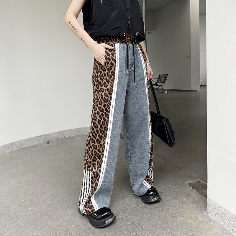 Leopard Loose Niche Design Casual Pants | LITZY 公式オンラインストア