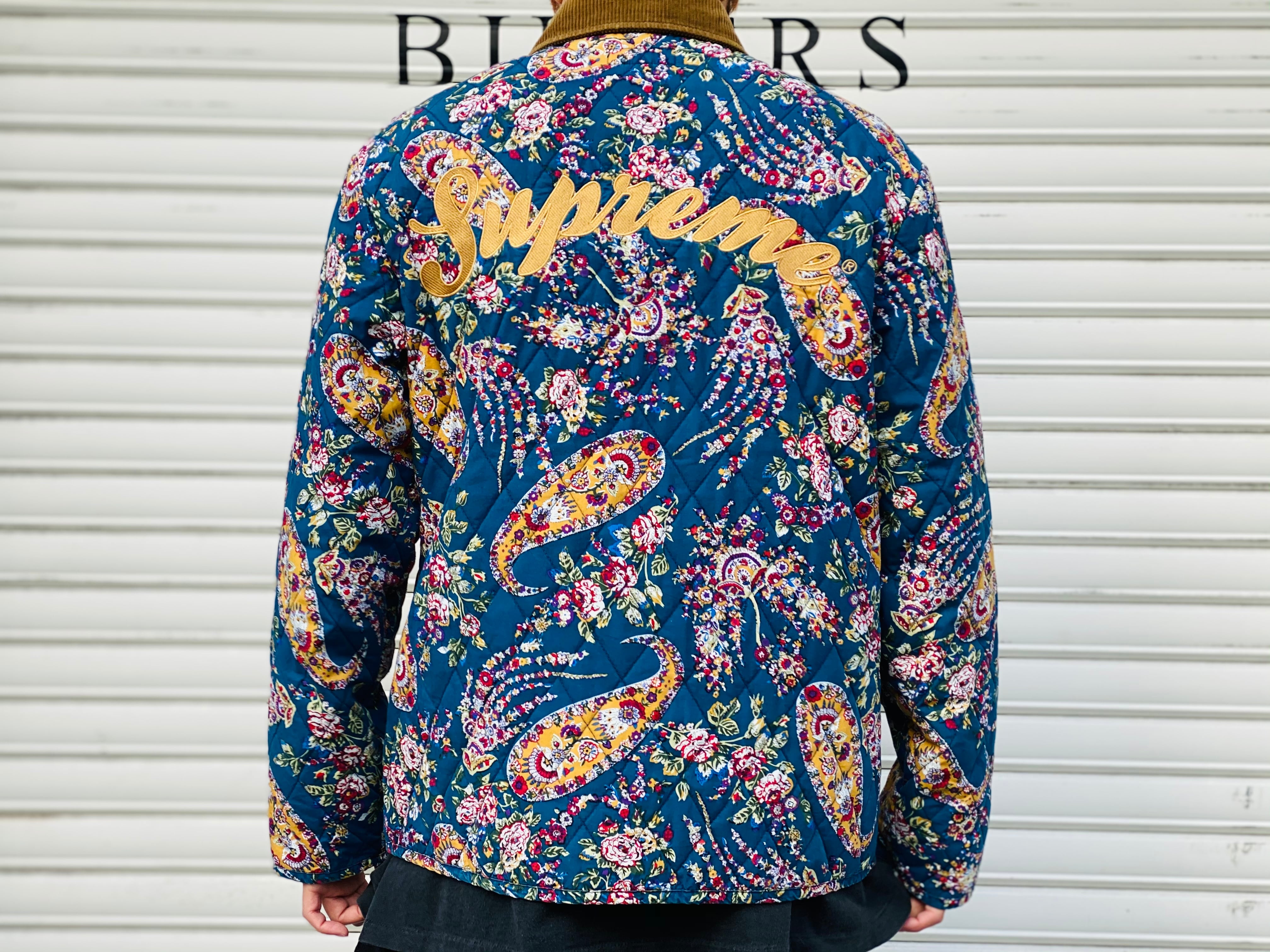 Supreme Quilted Paisley Jacket M size