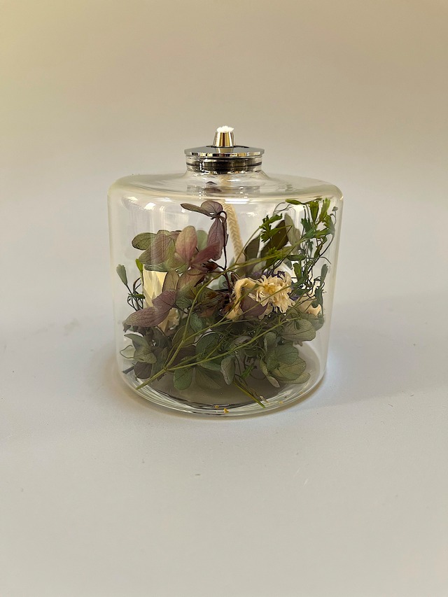 herbier fragrance oil lamp blue　ボタニカル オイル ランプ
