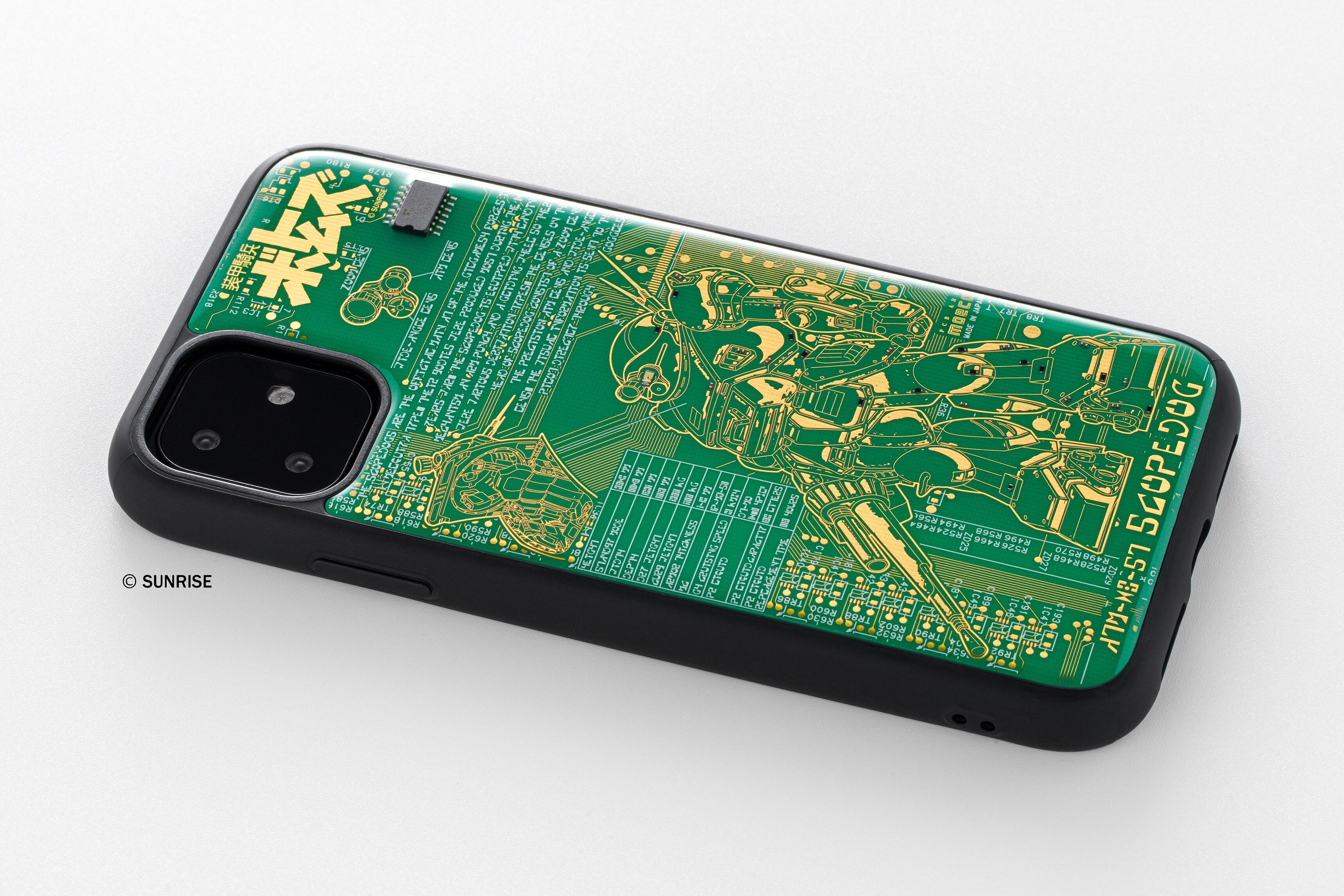 FLASH スコープドッグ 基板アート iPhone 11 ケース | PCB ART moeco