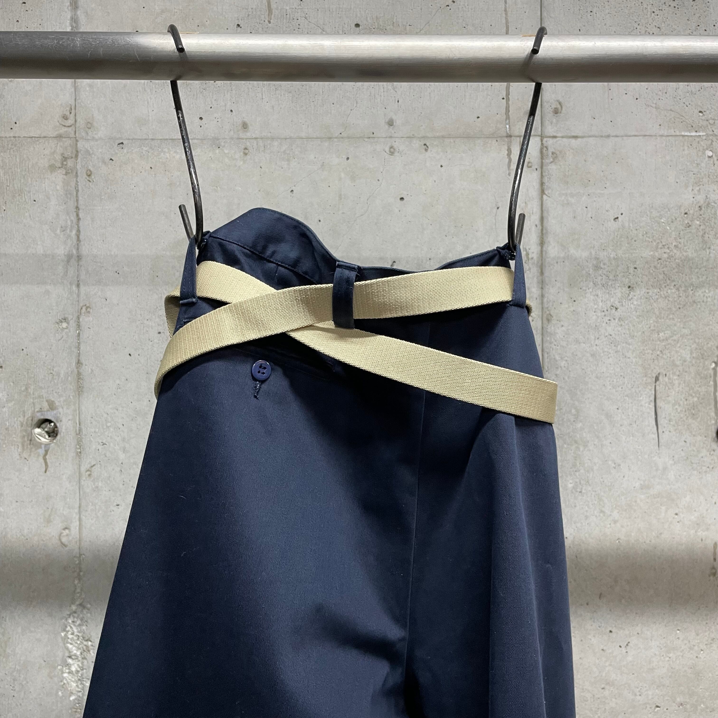 MAISON EUREKA】Ex.VINTAGE REWORK CHINOS_NAVY(S) | marfa store
