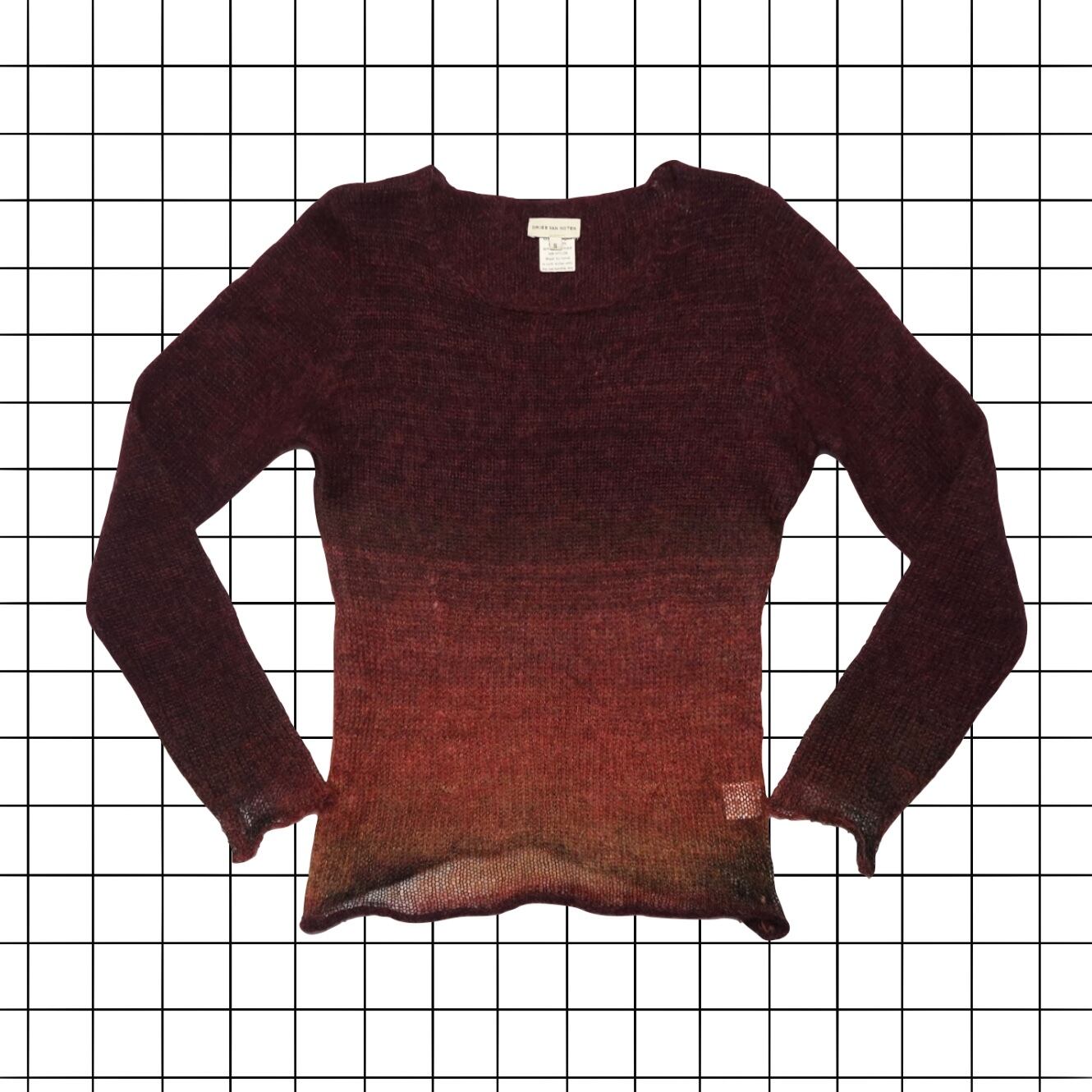 90s DRIES VAN NOTEN gradation mohair knit | gamustore