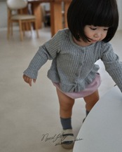 韓国子供服 / 26Autumn / normalplay / マリーカーディガン / キッズ / 秋服 *12M~L*
