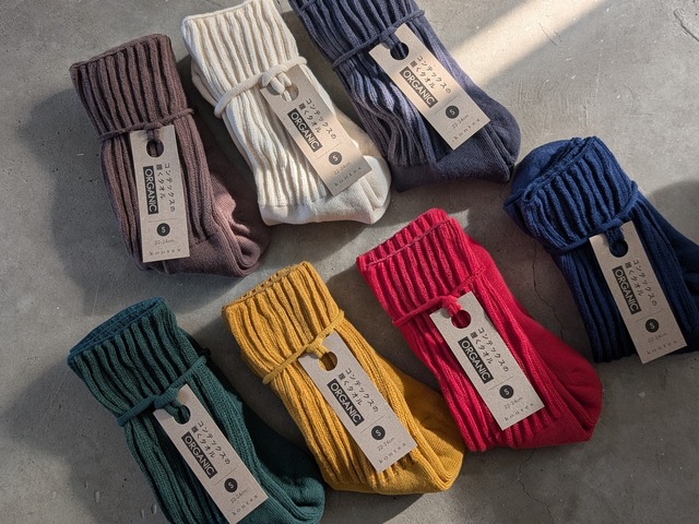 履くタオル ORGANIC くつ下　|　kontex