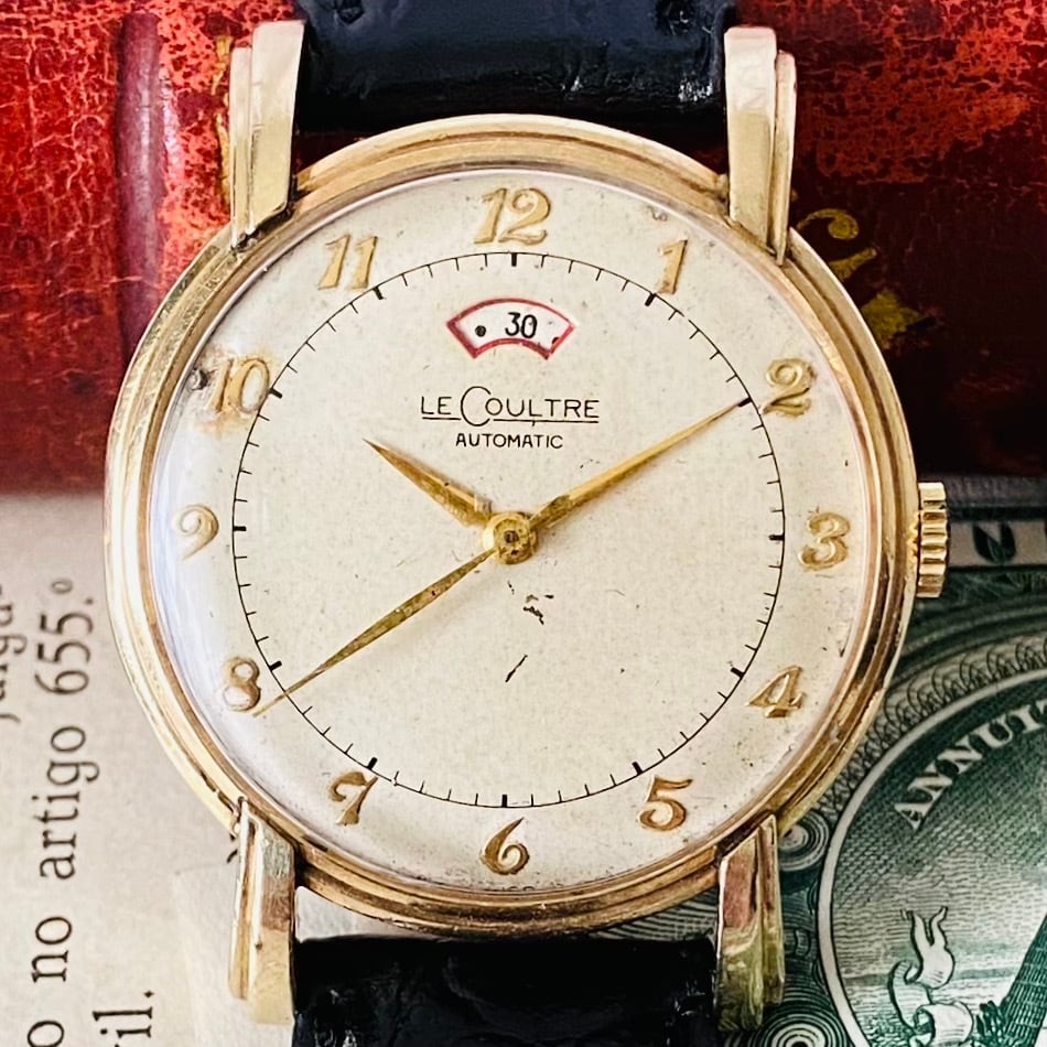 【高級時計 ジャガールクルト】LeCoultre 481 パワーリザーブ インジケーター 10kgf 自動巻 メンズ レディース アナログ 腕時計