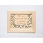 Welcome Board A4　【フレームタイプ・Plumeria】