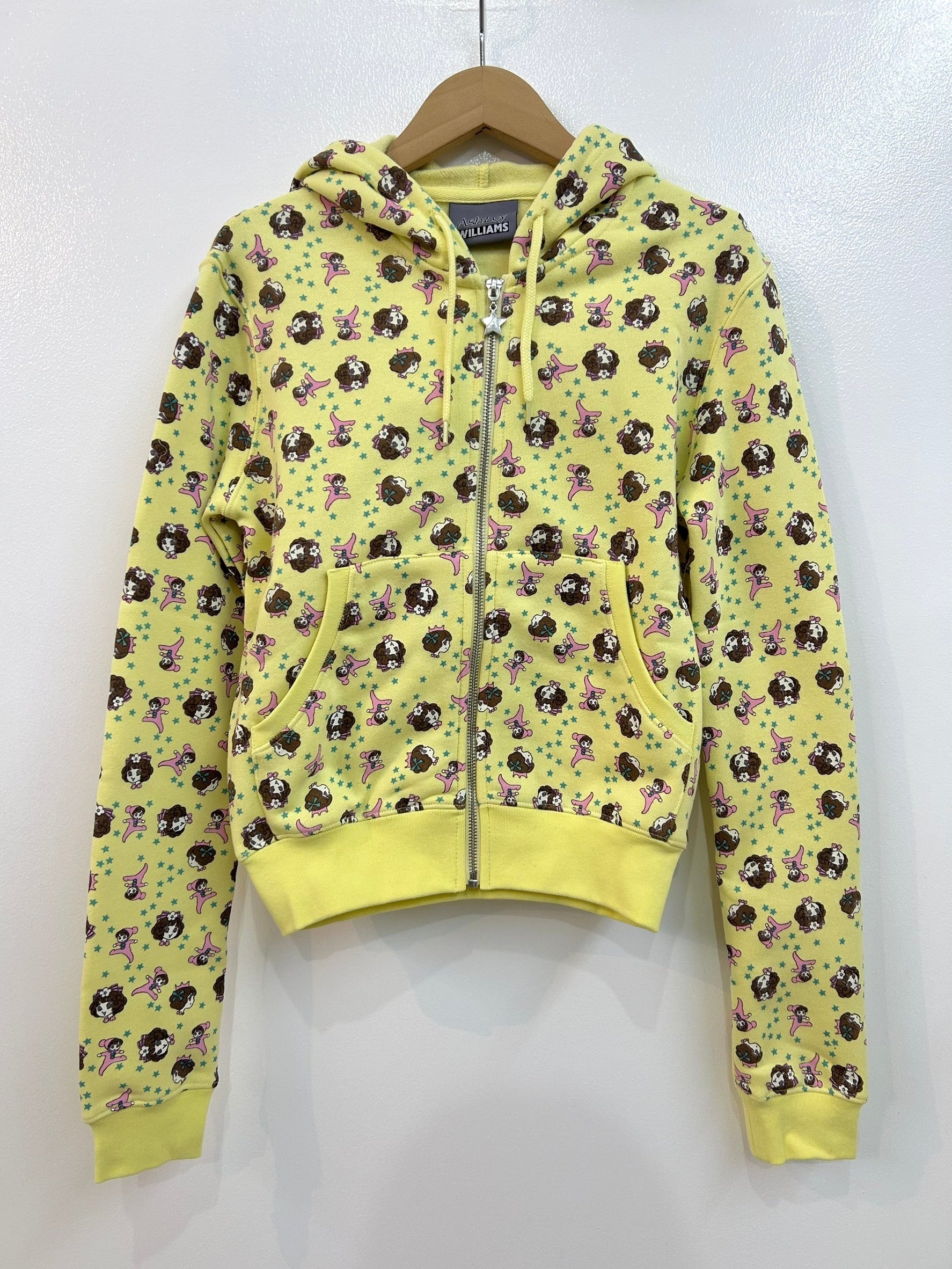 Ashley WILLIAMS Shrunk baby hoodie / girl baby yellow