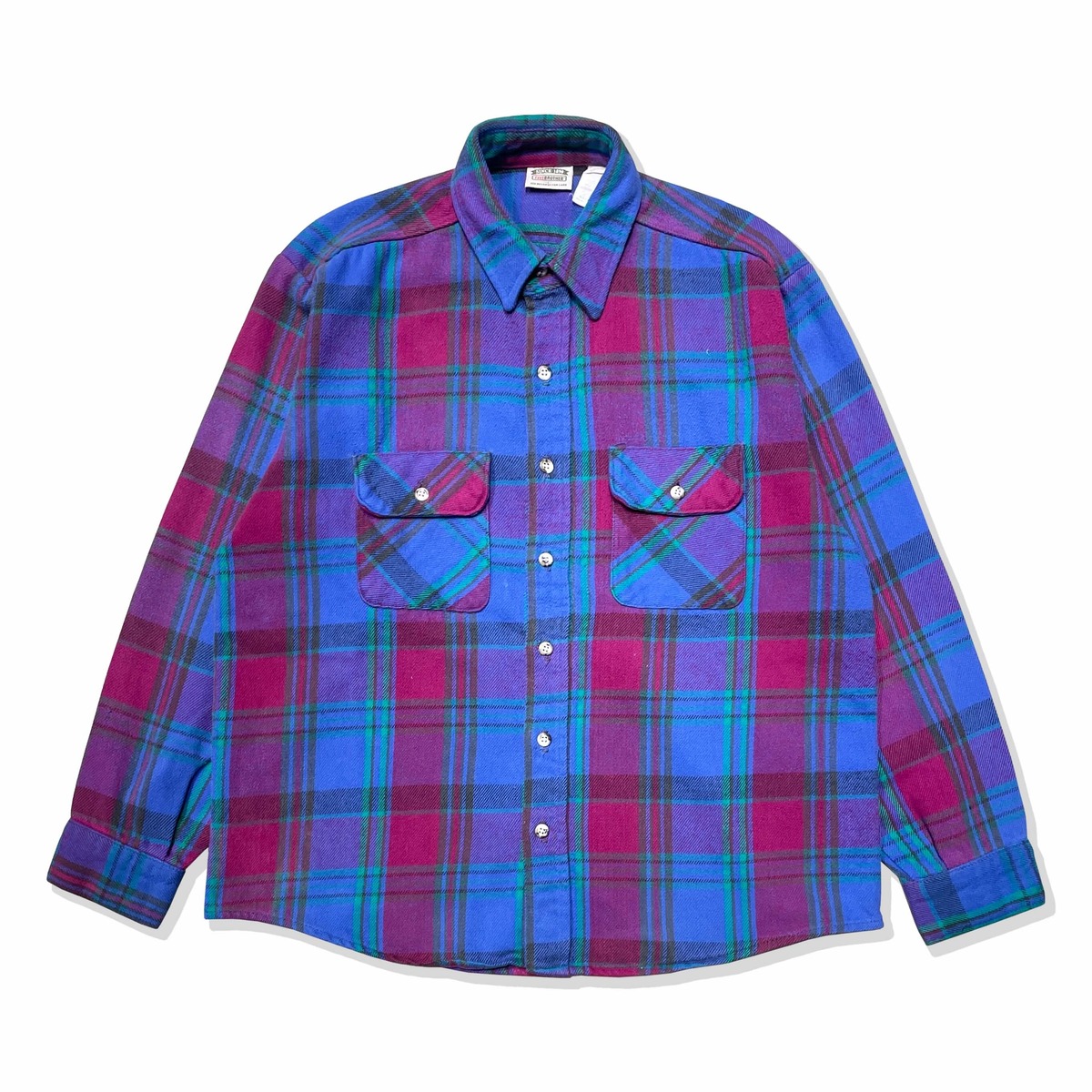FIVEBROTHER 90s Check Flannel Shirt made in USA | BENJAMIN AUTHENTIC CLUB