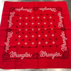 WRANGLER RED BANDANA