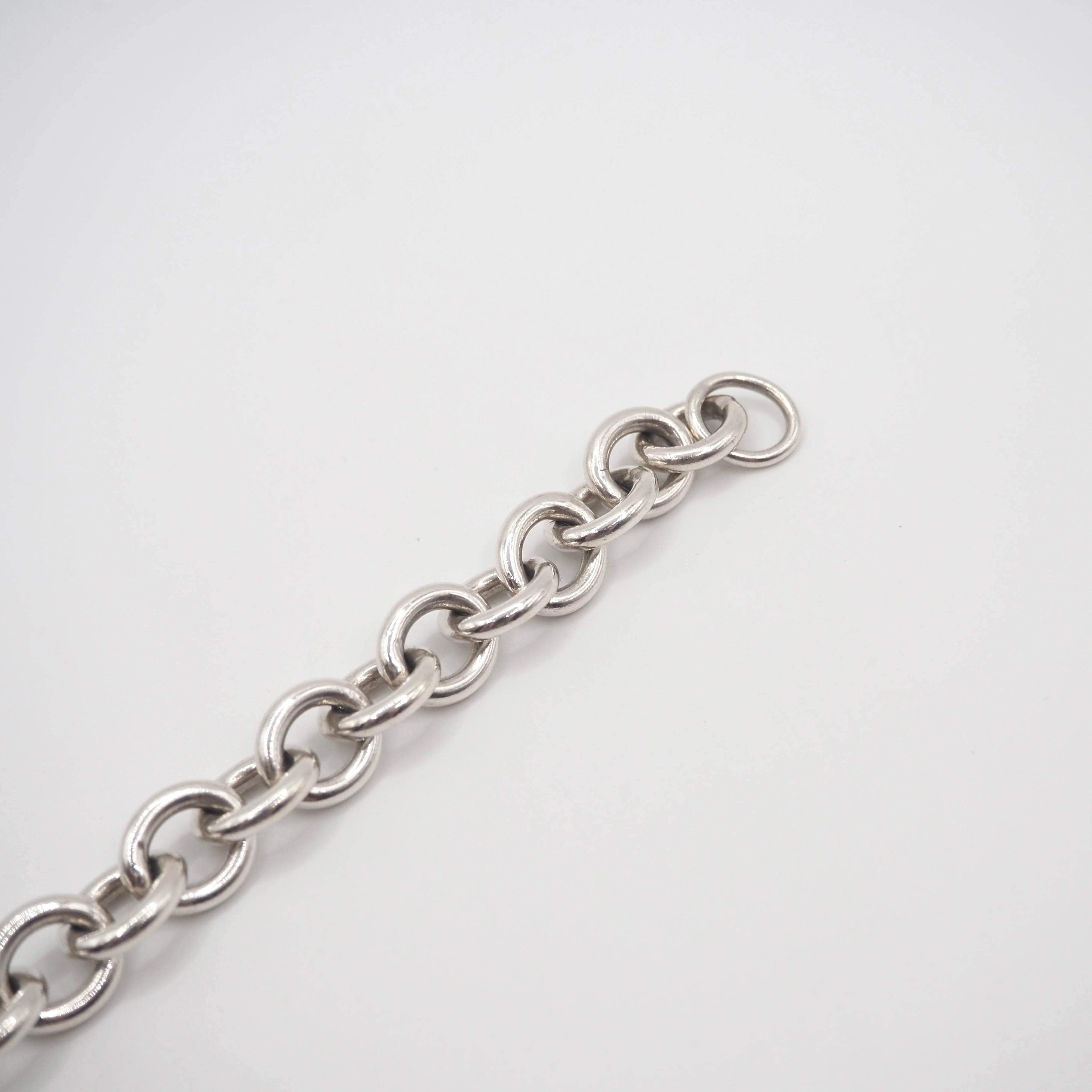 Tiffany&Co. リターントゥ ラウンドタグ ブレスレット シルバー925