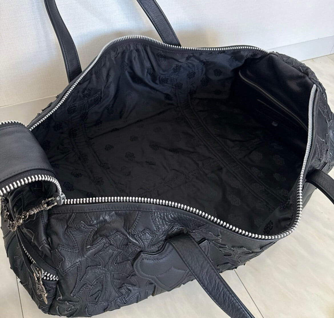 CHROME HEARTS クロムハーツ ダッフルバッグ ジムバッグ セメタリー