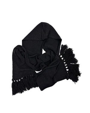 【 BELPER 】 26AW PRE ODER ”HOODIE KNIT SCARF”（デポジット30％表記）